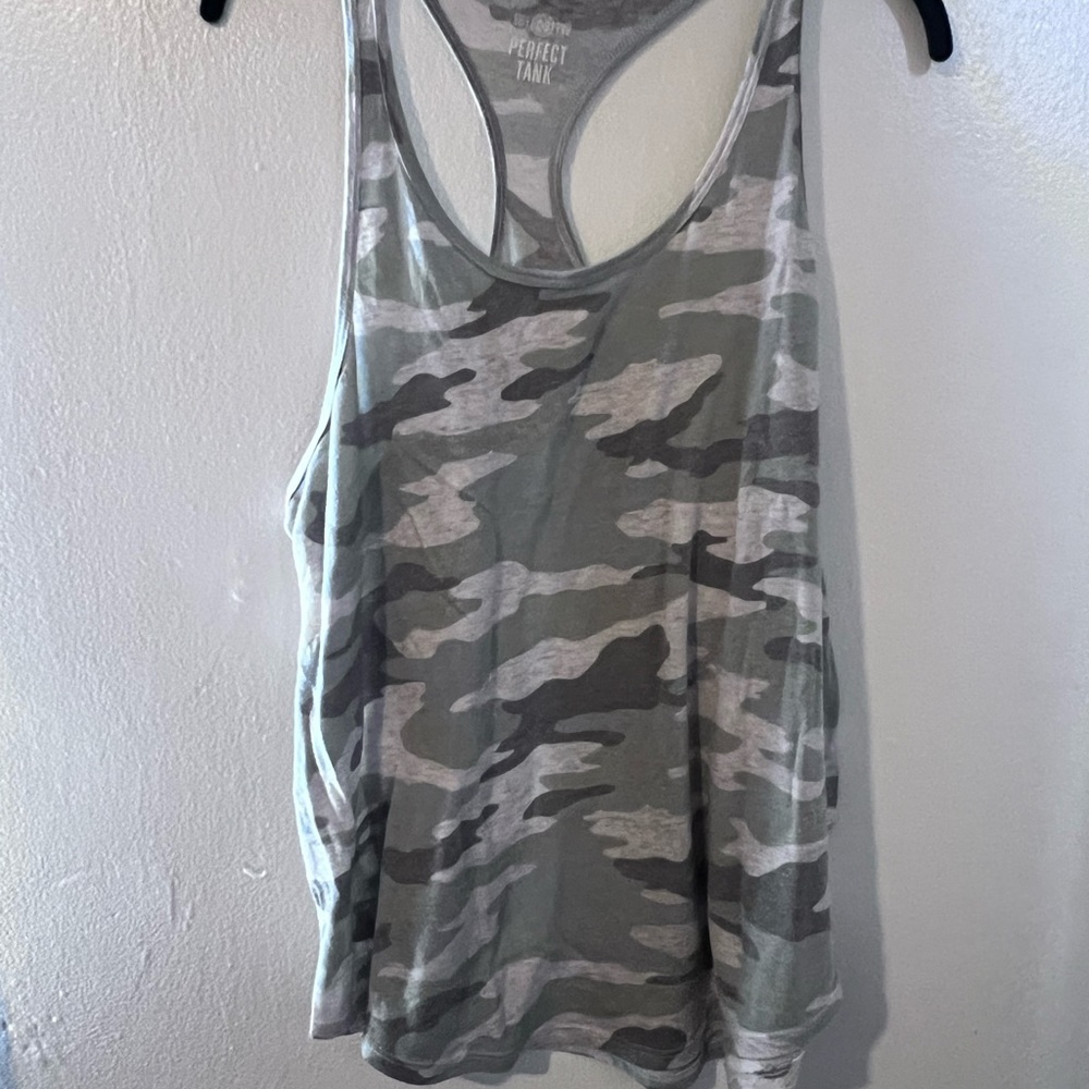So Camo Racerback Tank Top